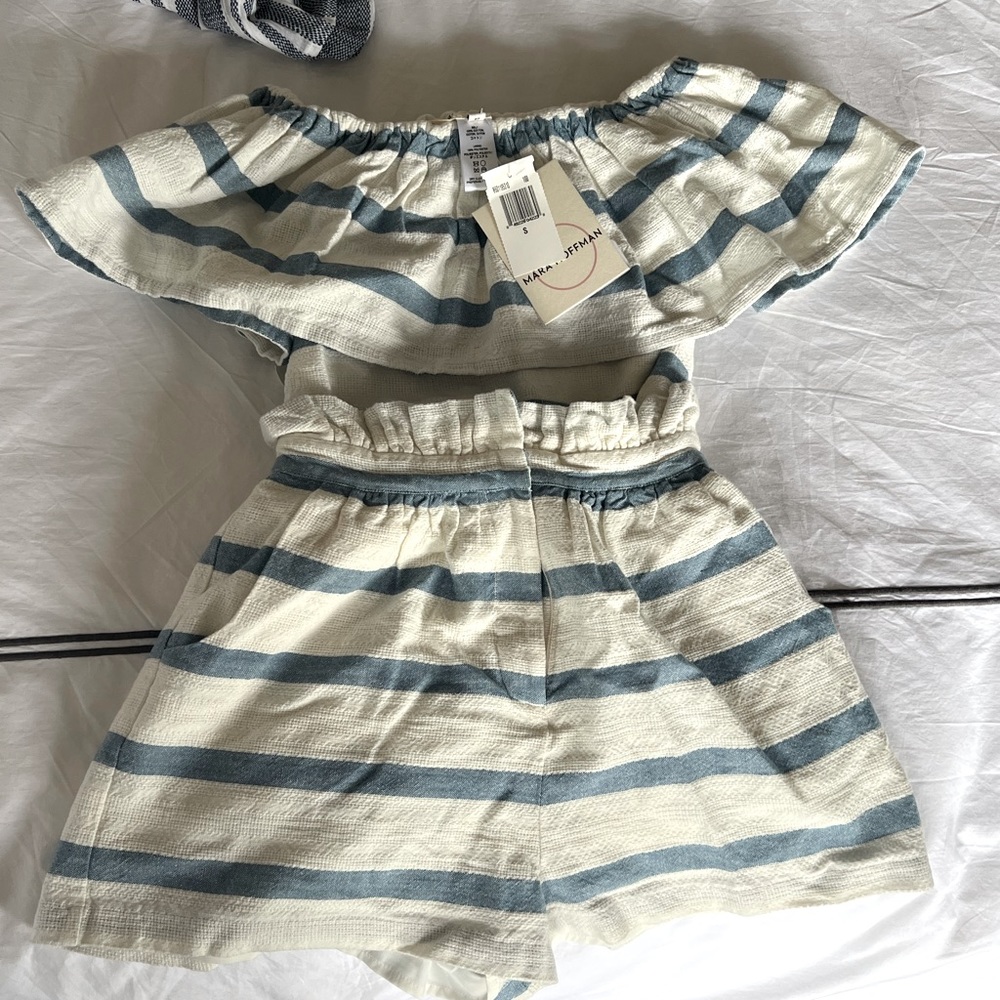 Mara Hoffman striped SET, NWT